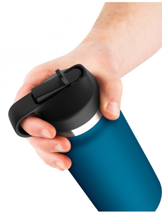 Смуглый мастурбатор-вагина в синей колбе F*ck Flask - Pipedream - в Рубцовске купить с доставкой