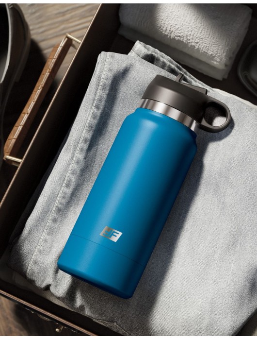 Смуглый мастурбатор-вагина в синей колбе F*ck Flask - Pipedream - в Рубцовске купить с доставкой