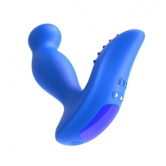 Синий вибромассажер простаты 3,5’’ P-spot Massager - 12,5 см. - Erokay - в Рубцовске купить с доставкой