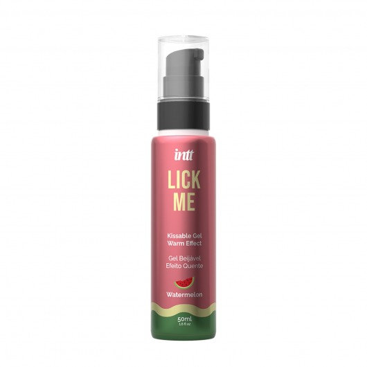 Гель Lick Me с согревающим эффектом и ароматом арбуза - 50 мл. - INTT - купить с доставкой в Рубцовске