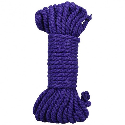 Фиолетовая верёвка для связывания и фиксации Bind Tie - 9,14 м. - Doc Johnson - купить с доставкой в Рубцовске