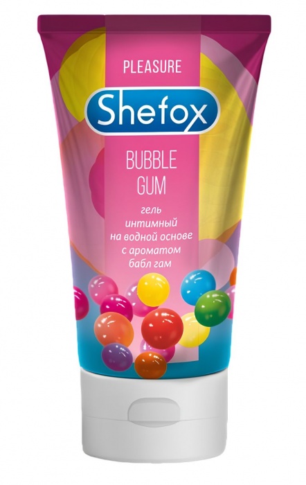 Интимная гель-смазка Shefox «Бабл гам» - 50 мл. - Shefox - купить с доставкой в Рубцовске
