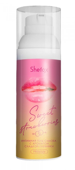 Интимная гель-смазка Shefox Premium «Сладкая клубника» - 50 мл. - Shefox - купить с доставкой в Рубцовске