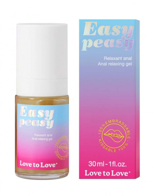 Анальный расслабляющий гель Easy Peasy - 30 мл. - Love to Love - купить с доставкой в Рубцовске