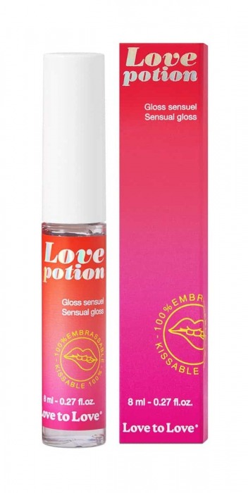 Возбуждающий блеск для губ Love Potion - 8 мл. - Love to Love - купить с доставкой в Рубцовске