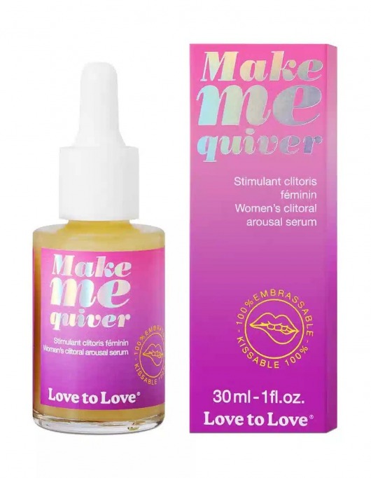 Возбуждающие капли для клитора Make Me Quiver - 30 мл. - Love to Love - купить с доставкой в Рубцовске