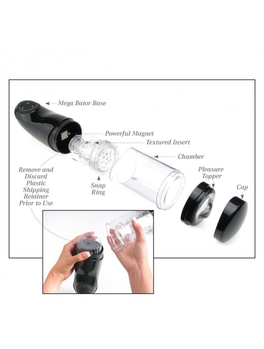 Перезаряжаемый мастурбатор-вагина с держателем для мобильных устройств Extreme Toyz Me - Pipedream - в Рубцовске купить с доставкой