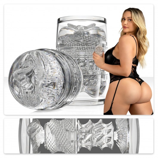 Прозрачный двусторонний мастурбатор Fleshlight Quickshot Mia Malkova - Fleshlight - в Рубцовске купить с доставкой