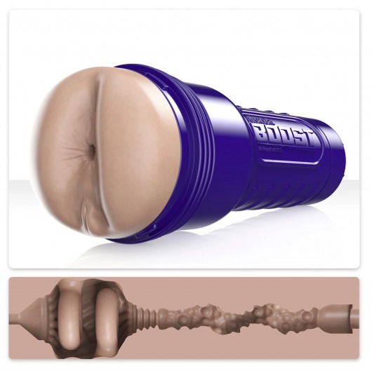 Телесный мастурбатор-анус Fleshlight Boost Blast Female - Fleshlight - в Рубцовске купить с доставкой