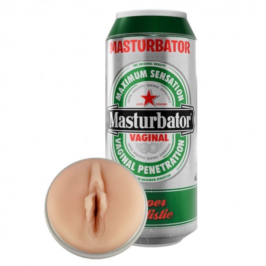 Мастурбатор-вагина Heineken Vagina II - Adrien Lastic - в Рубцовске купить с доставкой