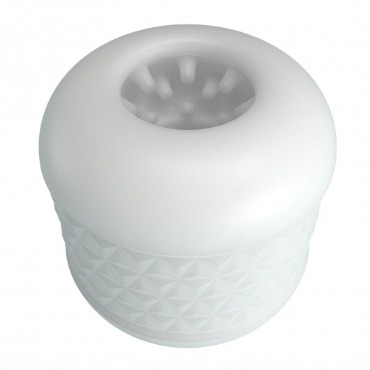 Белый сквозной мастурбатор Crystle - Baile - в Рубцовске купить с доставкой