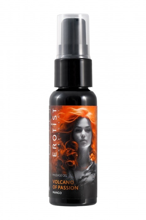 Гель с эффектом вибрации Volcano Of Passion со вкусом манго - 25 мл. - Erotist Lubricants - купить с доставкой в Рубцовске