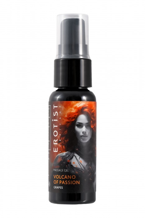 Гель с эффектом вибрации Volcano Of Passion со вкусом винограда - 25 мл. - Erotist Lubricants - купить с доставкой в Рубцовске