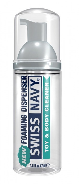 Очищающая пенка для игрушек и тела Toy   Body Cleaner Foamer - 47 мл. - Swiss navy - купить с доставкой в Рубцовске