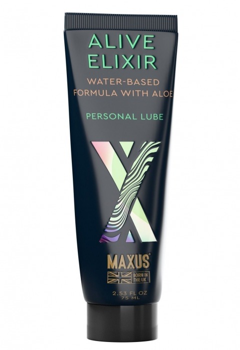 Интимный гель на водной основе MAXUS Alive Elixir - 75 мл. - Maxus - купить с доставкой в Рубцовске
