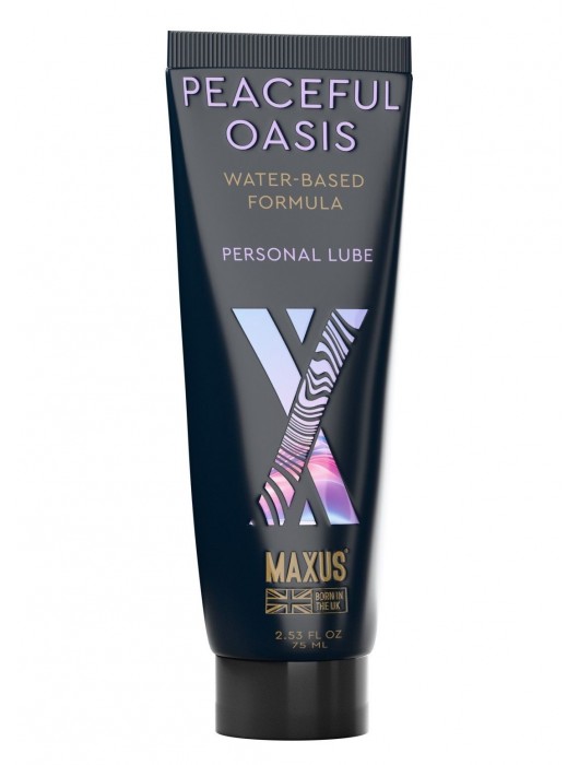 Интимный гель на водной основе MAXUS Peaceful Oasis - 75 мл. - Maxus - купить с доставкой в Рубцовске