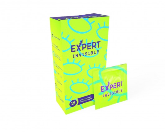 Ультратонкие презервативы Expert Invisible - 15 шт. - Expert - купить с доставкой в Рубцовске