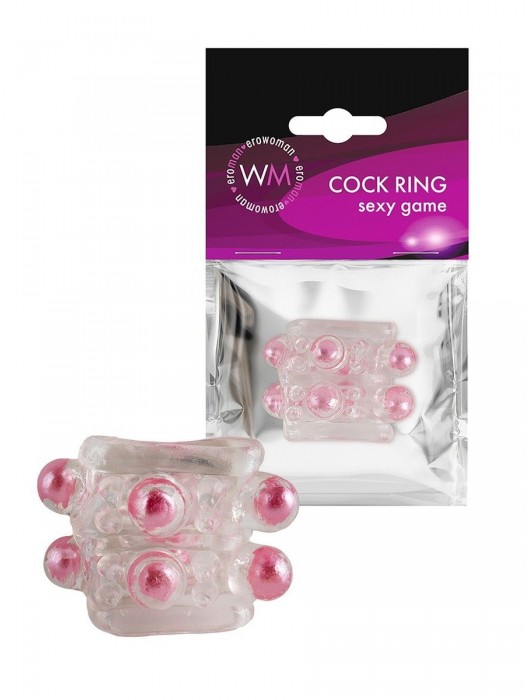 Прозрачная насадка на пенис с цветными шариками - Erowoman-Eroman - в Рубцовске купить с доставкой