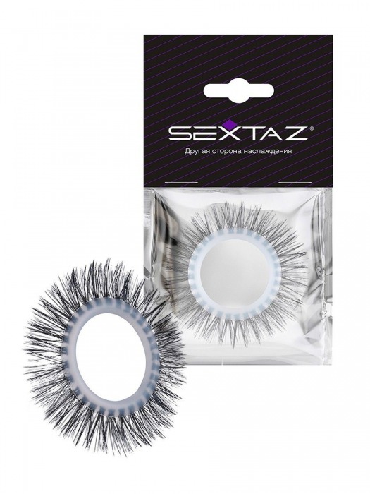 Круглое эрекционное кольцо с длинными «ресничками» - Sextaz - в Рубцовске купить с доставкой