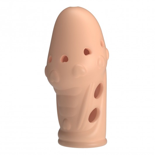 Телесная насадка на пенис Booker - 8 см. - Baile - в Рубцовске купить с доставкой