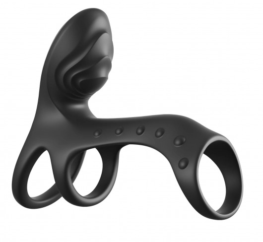 Черная насадка на пенис Ultimate Couples Cage Pro - Pipedream - в Рубцовске купить с доставкой