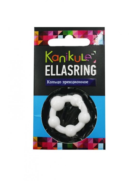 Цветное эрекционное кольцо с шариками Ellasring - Sitabella - в Рубцовске купить с доставкой