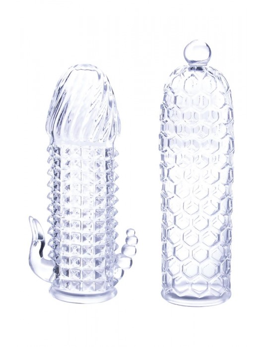 Набор из 2 прозрачных насадок на член Seductive Tickler Sleeves Set - NMC - в Рубцовске купить с доставкой