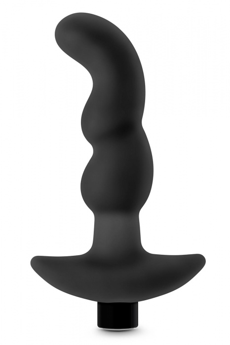 Черный вибромассажер простаты Prostate Massager 03 - 15,2 см. - Blush Novelties - в Рубцовске купить с доставкой