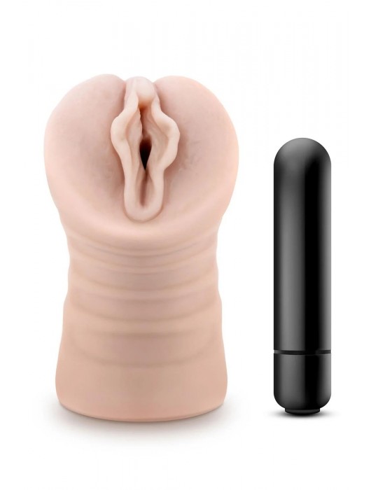 Телесный мастурбатор-вагина Destini - Blush Novelties - в Рубцовске купить с доставкой