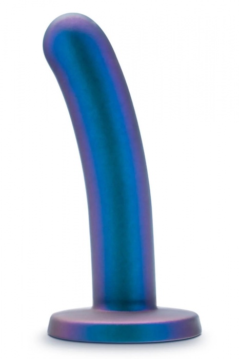 Синяя насадка с гладкой поверхностью Surrender 5.75 Inch Intermediate Pegging Dildo - 14,6 см. - Blush Novelties - купить с доставкой в Рубцовске