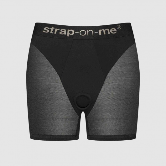 Трусики-шорты для фиксации насадок Strap-on-me Harness Lingerie Halo - size XS - Strap-on-me - купить с доставкой в Рубцовске