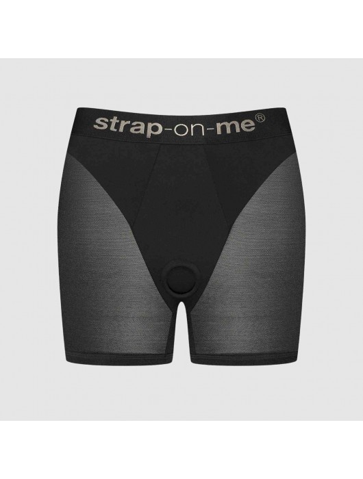 Трусики-шорты для фиксации насадок Strap-on-me Harness Lingerie Halo - size S - Strap-on-me - купить с доставкой в Рубцовске