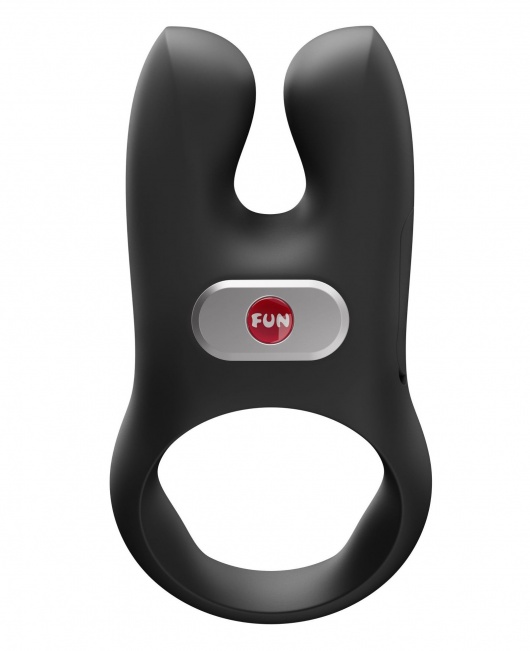 Черное эрекционное виброкольцо Nos - Fun Factory - в Рубцовске купить с доставкой