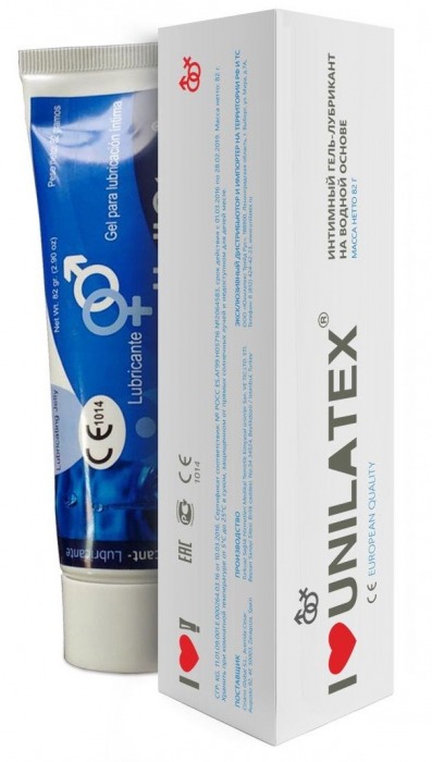 Лубрикант на водной основе Unilatex Gel - 80 мл. - Unilatex - купить с доставкой в Рубцовске