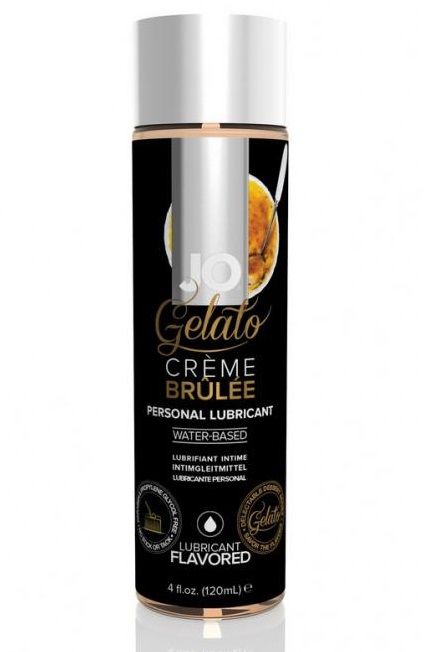 Лубрикант с ароматом крем-брюле JO GELATO CREME BRULEE - 120 мл. - System JO - купить с доставкой в Рубцовске