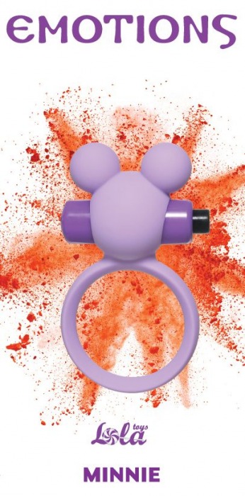 Сиреневое эрекционное виброколечко Emotions Minnie - Lola Games - в Рубцовске купить с доставкой