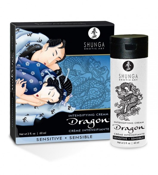 Интимный мужской крем SHUNGA DRAGON SENSITIVE - 60 мл. - Shunga - купить с доставкой в Рубцовске