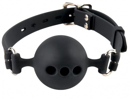Силиконовый кляп-шар с отверстиями для дыхания Silicone Breathable Ball Gag Small - Pipedream - купить с доставкой в Рубцовске