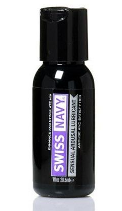 Возбуждающий гель-лубрикант на водной основе Sensual Arousal Lubricant  - 29,5 мл. - Swiss navy - купить с доставкой в Рубцовске