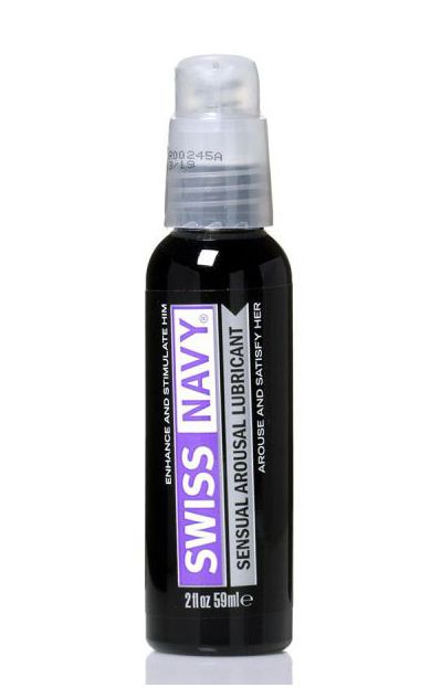 Возбуждающий гель-лубрикант на водной основе Sensual Arousal Lubricant - 59 мл. - Swiss navy - купить с доставкой в Рубцовске