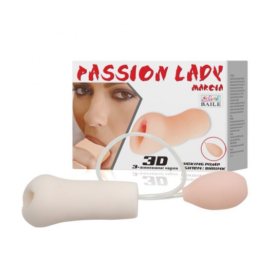 Мастурбатор Passion Lady Marcia с грушей для имитации посасывания - Baile - в Рубцовске купить с доставкой