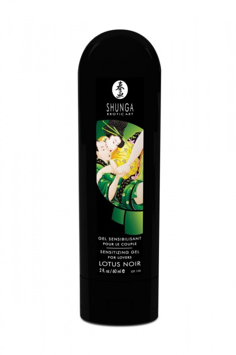 Интимный гель для пар, усиливающий наслаждение, Lotus Noir - 60 мл. - Shunga - купить с доставкой в Рубцовске