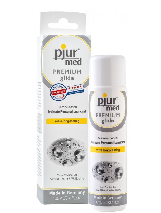 Гипоаллергенный силиконовый лубрикант pjur MED Premium glide - 100 мл. - Pjur - купить с доставкой в Рубцовске