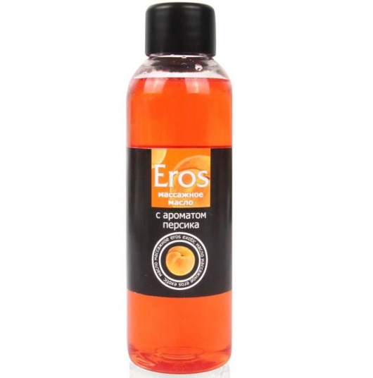 Массажное масло Eros exotic с ароматом персика - 75 мл. - Биоритм - купить с доставкой в Рубцовске