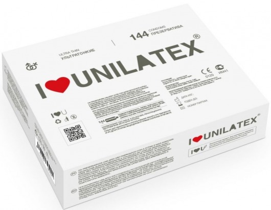 Ультратонкие презервативы Unilatex Ultra Thin - 144 шт. - Unilatex - купить с доставкой в Рубцовске