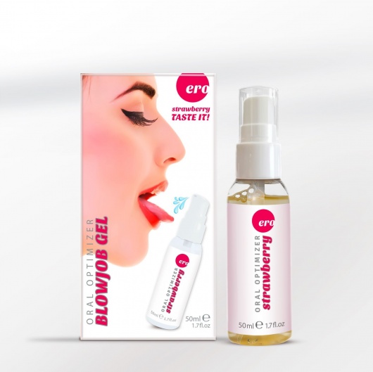 Увлажняющий гель для орального секса с ароматом клубники - 50 мл. - Ero - купить с доставкой в Рубцовске