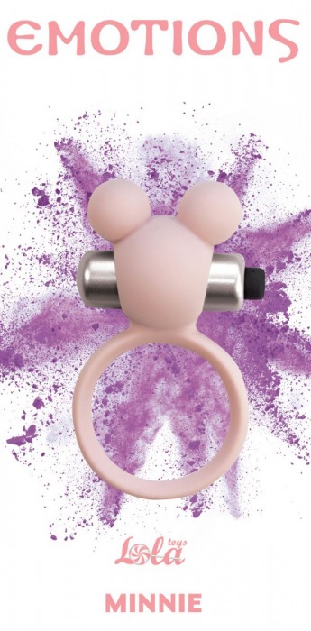 Розовое эрекционное виброколечко Emotions Minnie Light pink - Lola Games - в Рубцовске купить с доставкой