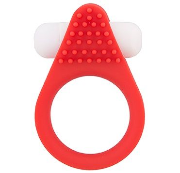 Красное эрекционное кольцо LIT-UP SILICONE STIMU RING 1 RED - Dream Toys - в Рубцовске купить с доставкой