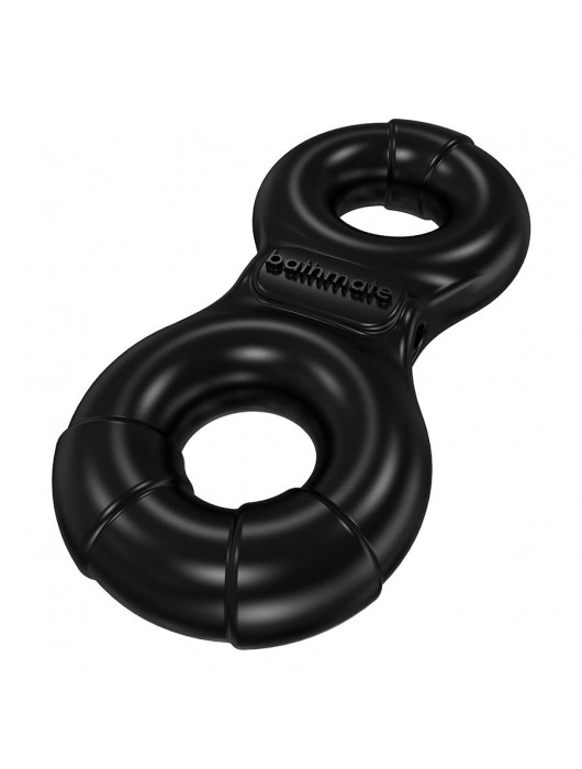 Чёрное эрекционное виброкольцо Eight - Bathmate - в Рубцовске купить с доставкой