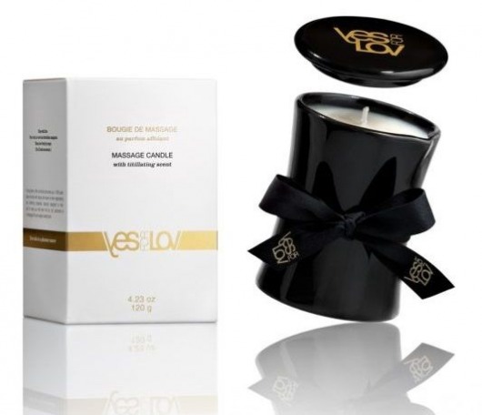 Массажная свеча Titillating Massage Candle - 120 мл. - YESforLOV - купить с доставкой в Рубцовске